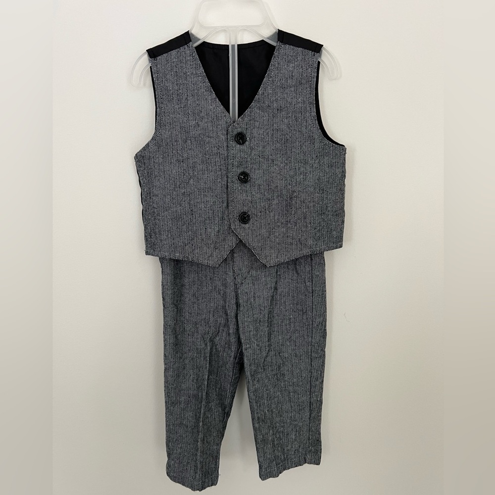 12 mo Wonder Nation Boy’s Suit Vest and Pants Set